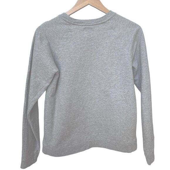 Monica + Andy Long Sleeve Gray White Bunny Pullover Organic Sweatshirt. Small. - Picture 3 of 8